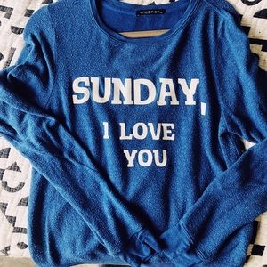 NWOT Wildfox Signature Sweater